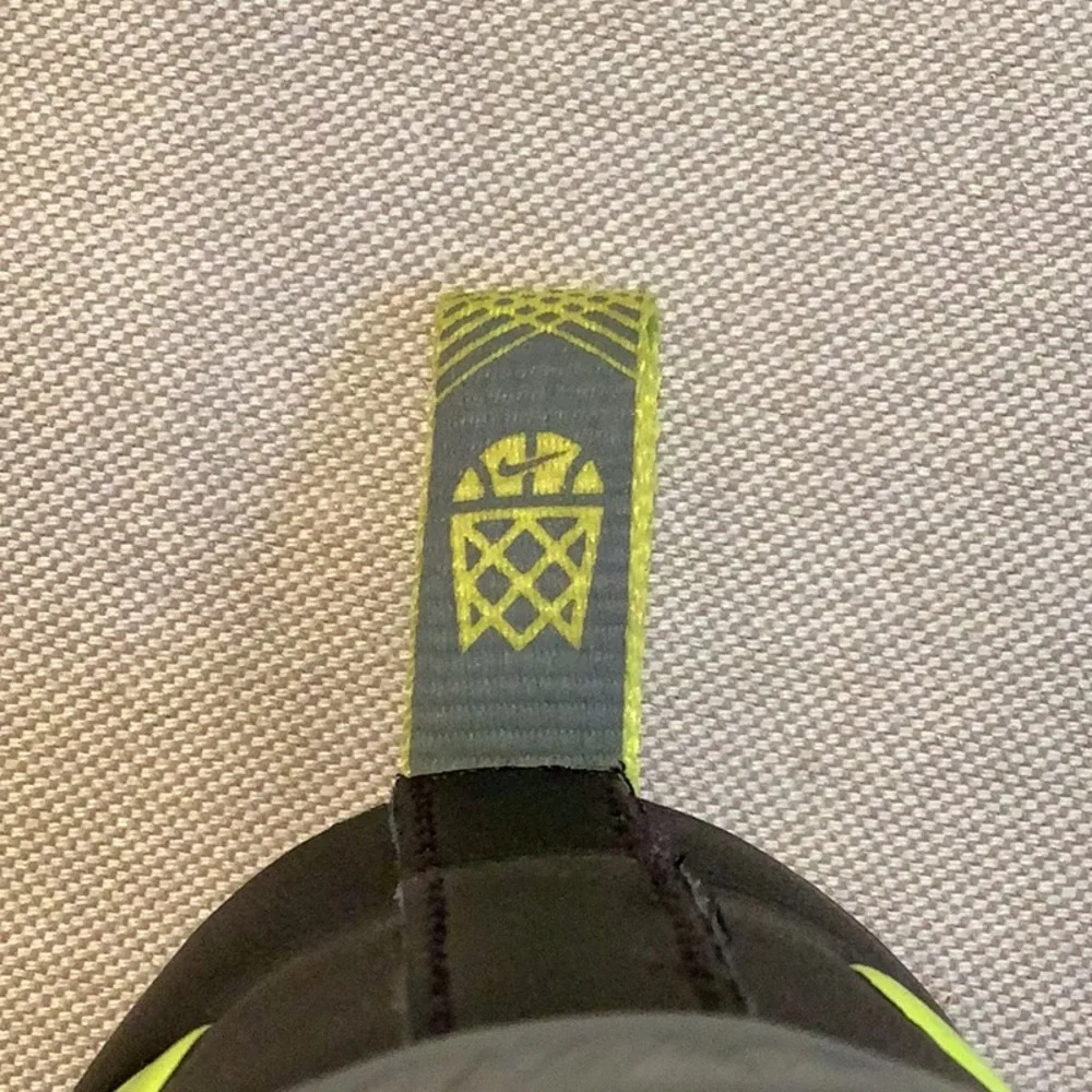 Nike: Basketball SHOES - Gray/Black/Neon Yellow - Future Court 2 Size 3.5Y